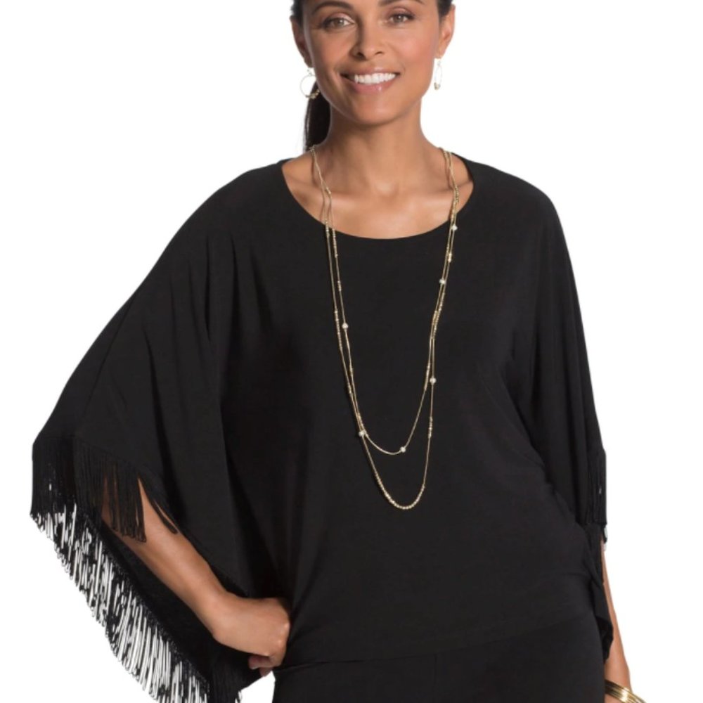 KNIT KIT FRINGE PONCHO